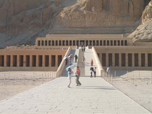 The majestic temple of Queen Hatshepsud, Luxor, Egypt